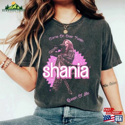 Comfort Color Come On Over Queen Of Me Tour Shania 90S Retro Shirt Concert Gift For Fans Sweatshirt Unisex