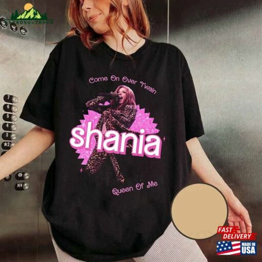 Comfort Color Come On Over Queen Of Me Tour Shania 90S Retro Shirt Concert Gift For Fans Sweatshirt Unisex