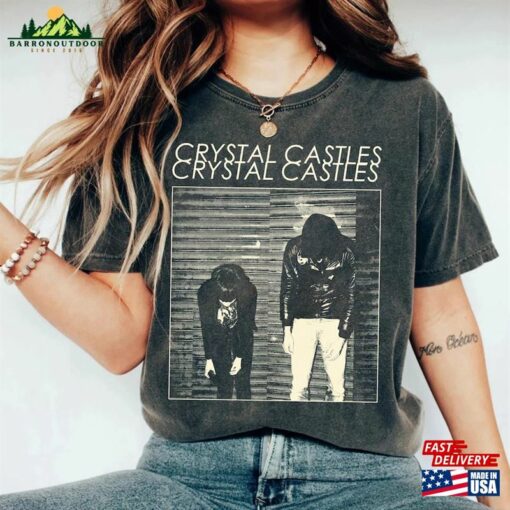 Comfort Color Crystal Pop Music Gift Tshirt Castles Album Shirt Classic Unisex