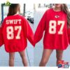 Comfort Color Double Side Swift 87 Sweatshirt And Travis Kelce Football Red Shirt Classic