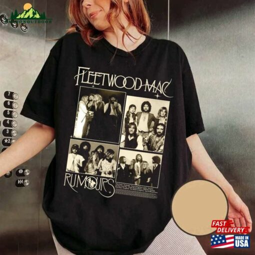 Comfort Color Gift Fleetwood Mac Funny T-Shirt Graphic Music Band Retro 90 Classic