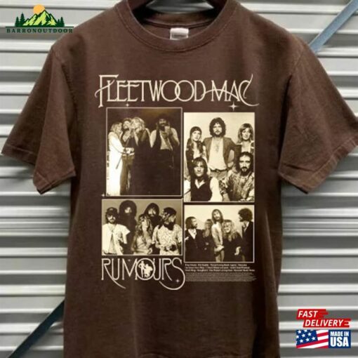 Comfort Color Gift Fleetwood Mac Funny T-Shirt Graphic Music Band Retro 90 Classic