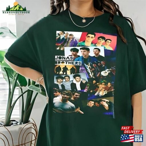 Comfort Color Jonas Brothers Shirt Five Album One Night Concert 2023 T-Shirt Unisex