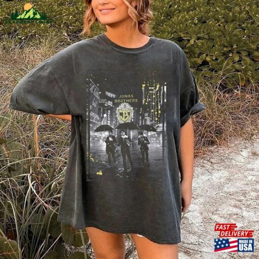 Comfort Color Jonas Brothers Vintage T-Shirt Five Albums One Night Tour Shirt 2023 Hoodie Unisex
