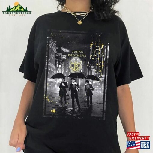 Comfort Color Jonas Brothers Vintage T-Shirt Five Albums One Night Tour Shirt 2023 Hoodie Unisex