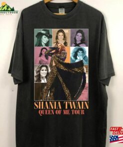 Comfort Color Music Queen Of Me Tour Shania Shirt 90S Retro Concert Gift For Fans Unisex Sweatshirt