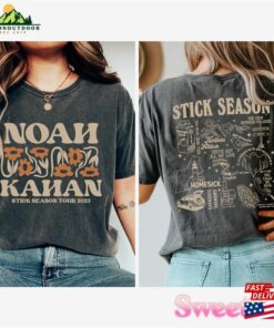 Comfort Color Noah Kahan Double Sides Shirt Stick Season Tour 2023 Album Tracklist Folk Pop Music Hoodie Sweatshirt 3