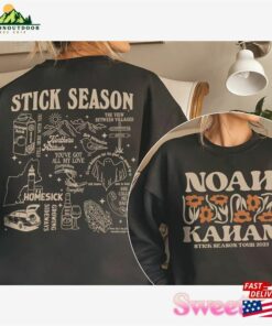 Comfort Color Noah Kahan Double Sides Shirt Stick Season Tour 2023 Album Tracklist Folk Pop Music Hoodie Sweatshirt 4
