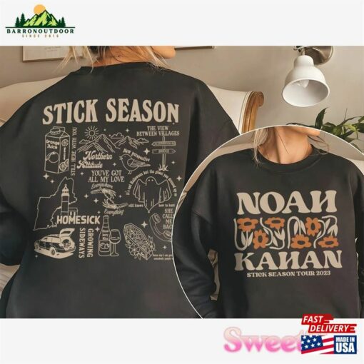 Comfort Color Noah Kahan Double Sides Shirt Stick Season Tour 2023 Album Tracklist Folk Pop Music Hoodie Sweatshirt