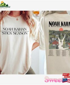 Comfort Color Noah Kahan Stick Season Tour 2023 Double Sides Shirt Album Tracklist Folk Pop Music Classic Sweatshirt