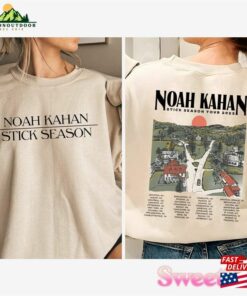 Comfort Color Noah Kahan Stick Season Tour 2023 Double Sides Shirt Album Tracklist Folk Pop Music Classic Sweatshirt
