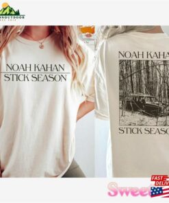 Comfort Color Noah Kahan Stick Season Tour 2023 Double Sides Shirt Album Tracklist Folk Pop Music Hoodie Unisex