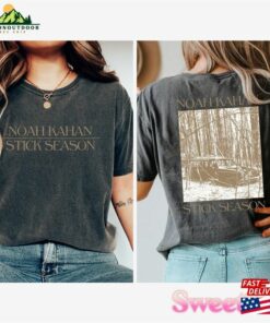Comfort Color Noah Kahan Stick Season Tour 2023 Double Sides Shirt Album Tracklist Folk Pop Music Hoodie Unisex