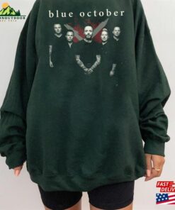 Comfort Color October Graphic Shirt Blue Tshirt Unisex T-Shirt