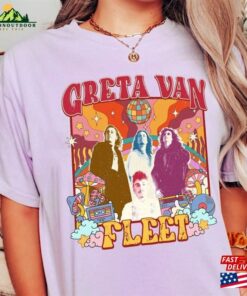 Comfort Color Retro Greta Van Fleet Shirt Women Hoodie T-Shirt