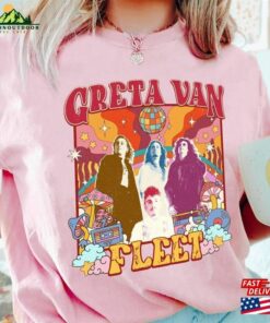 Comfort Color Retro Greta Van Fleet Shirt Women Hoodie T Shirt 3