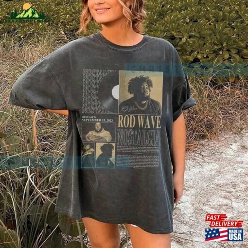 Comfort Color Rod Wave Album The Nostalgia Tour 2023 Country Music Shirt Sweatshirt T-Shirt