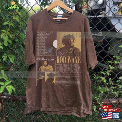 Comfort Color Rod Wave Album The Nostalgia Tour 2023 Country Music Shirt Sweatshirt T-Shirt