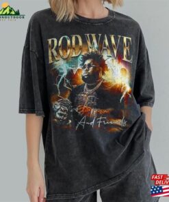 Comfort Color Rod Wave Graphic Nostalgia Tour 2023 T Shirt Music Concert Tee Unisex Classic 2