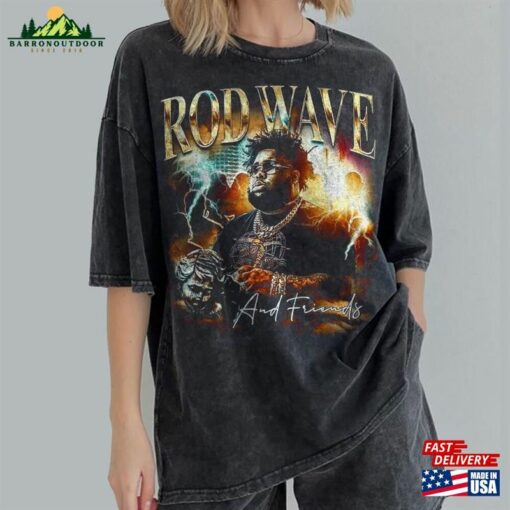 Comfort Color Rod Wave Graphic Nostalgia Tour 2023 T-Shirt Music Concert Tee Unisex Classic