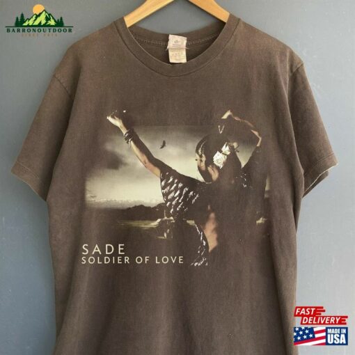 Comfort Color Sade Soldier Of Love Adu Gift Fans Shirt Pop Music T-Shirt Classic