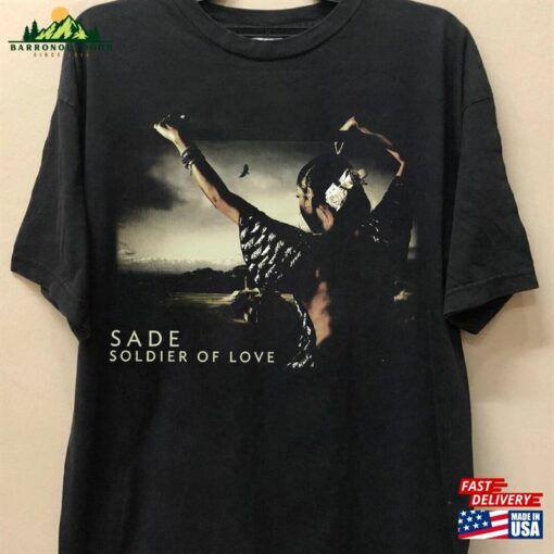 Comfort Color Sade Soldier Of Love Adu Gift Fans Shirt Pop Music T-Shirt Classic