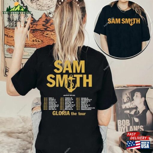 Comfort Color Sam Smith Gloria World Tour 2023 T-Shirt Rock Band Shirt Live In Concert Classic Sweatshirt