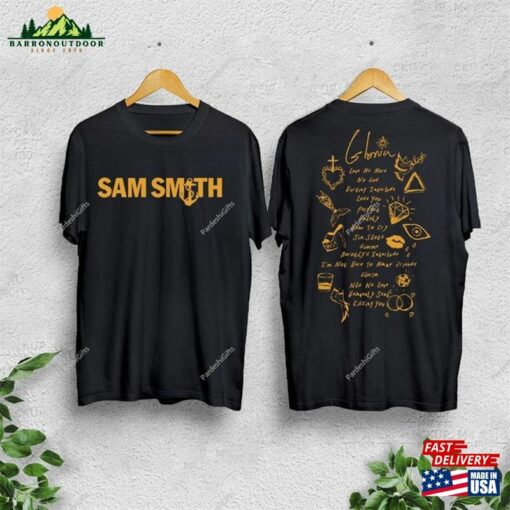 Comfort Color Sam Smith Gloria World Tour 2023 T-Shirt Rock Band Shirt Live In Concert Sweatshirt Unisex