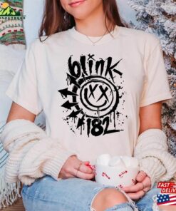 Comfort Color Smiley Face Blink Shirt Rock Band Classic Unisex