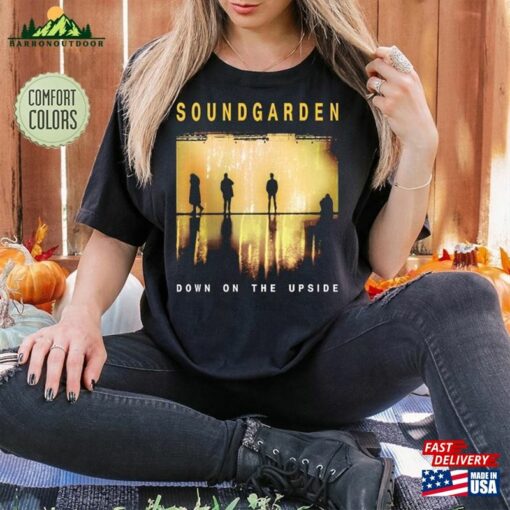 Comfort Color Soundgarden Down On The Upside T-Shirt Tour Dates Merch Band Album Shirt Hoodie