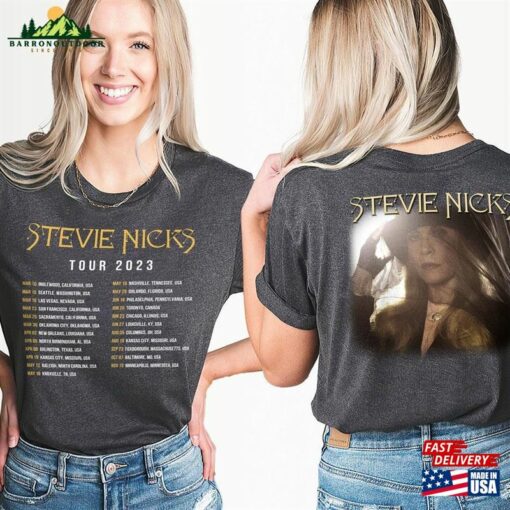 Comfort Color Stevie Nicks Tour 2023 Live In Concert T-Shirt Shirt Fan Unisex