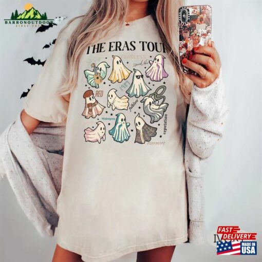 Comfort Color The Eras Tour Ghost Shirt Swiftie Taylor T-Shirt Hoodie