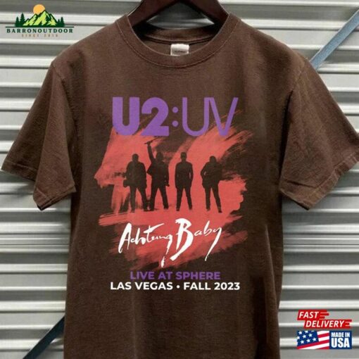 Comfort Color U2 Shirt Live At Sphere Las Vegas Sweatshirt Unisex