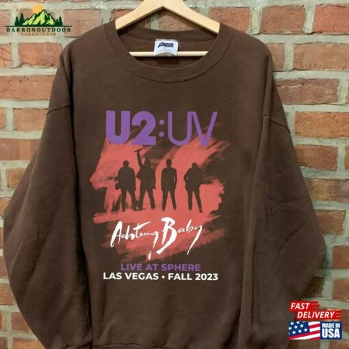 Comfort Color U2 Shirt Live At Sphere Las Vegas Sweatshirt Unisex