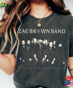 Comfort Color Zac Fan Brown Band Shirt Gift Fans From The Fire Tour 2023 Classic Sweatshirt 2