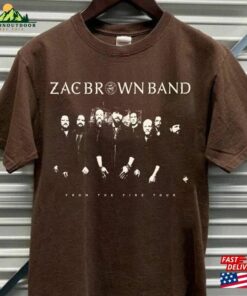 Comfort Color Zac Fan Brown Band Shirt Gift Fans From The Fire Tour 2023 Classic Sweatshirt 3