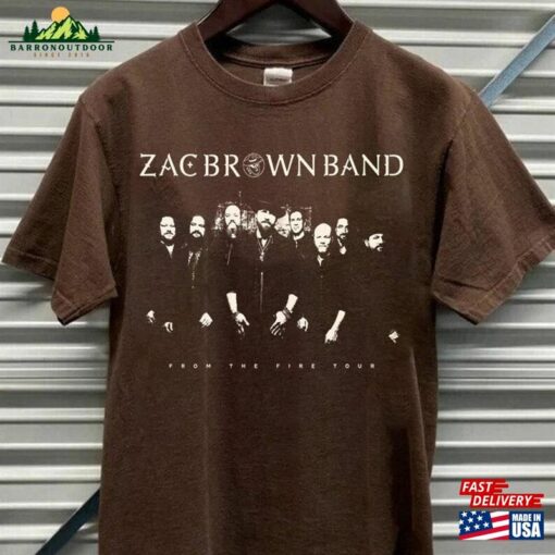 Comfort Color Zac Fan Brown Band Shirt Gift Fans From The Fire Tour 2023 Classic Sweatshirt