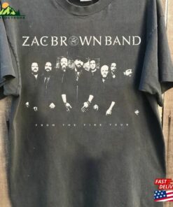 Comfort Color Zac Fan Brown Band Shirt Gift Fans From The Fire Tour 2023 Classic Sweatshirt 4