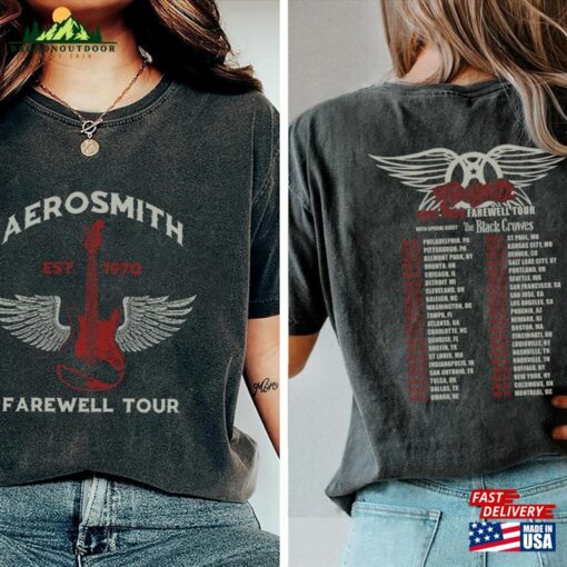 Comfort Colors® Aerosmith Band Farewell Tour Shirt Fan Gifts Graphic Classic Sweatshirt