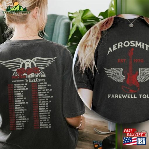 Comfort Colors® Aerosmith Band Farewell Tour Shirt Fan Gifts Graphic Classic Sweatshirt