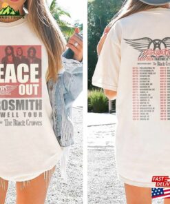 Comfort Colors® Aerosmith Peace Out Farewell Tour With The Black Crowes Shirt Band Fan Sweatshirt Classic Comfort Colors® Aerosmith Peace Out Farewell Tour With The Black Crowes Shirt Band Fan Sweatshirt Classic