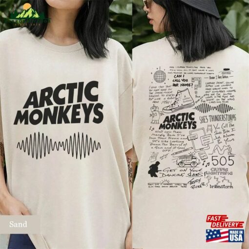 Comfort Colors® Arctic Monkeys Band T-Shirt Lyric Shirt Merch Doodle Am Album T Sweatshirt Classic