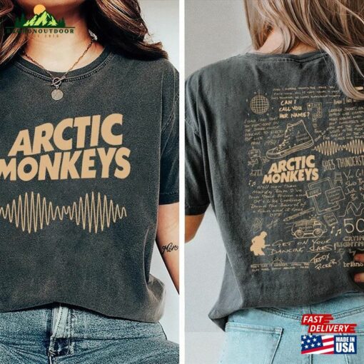 Comfort Colors® Arctic Monkeys Band T-Shirt Lyric Shirt Merch Doodle Am Album T Sweatshirt Classic