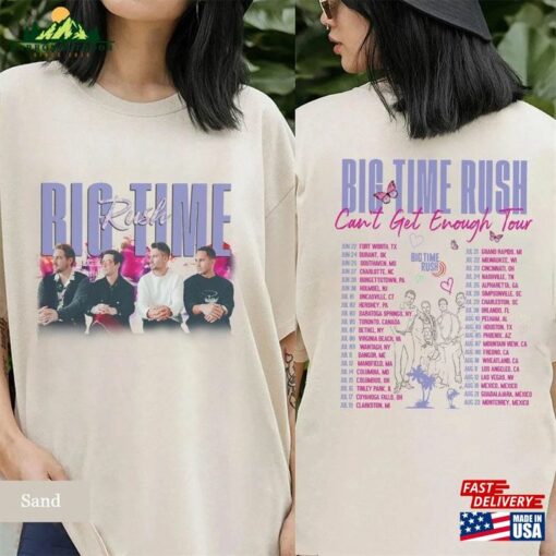 Comfort Colors® Big Time Rush Band Cant Get Enough Tour 2023 T-Shirt Unisex Hoodie