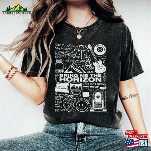 Comfort Colors® Bring Me The Horizon Band Shirt Music Tour Sweatshirt Hoodie Classic