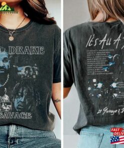 Comfort Colors(r) Drake 21 Savage Rap Premium 2 Sided T Shirt Its All A Blur Tour 2023 Sweatshirt Unisex 3