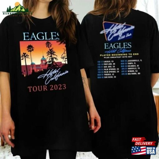 Comfort Colors® Eagles Band Shirt The Long Goodbye Finals Tour T-Shirt Hoodie