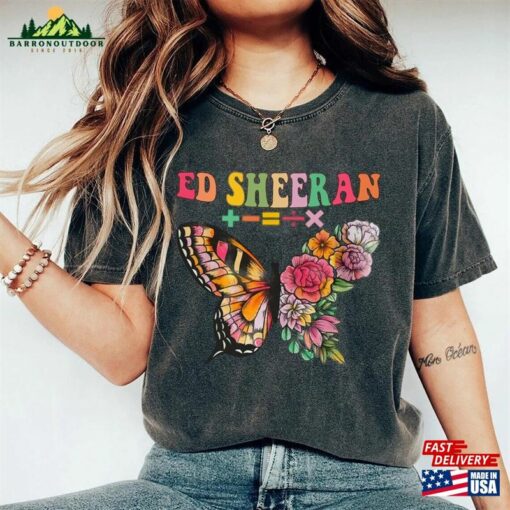 Comfort Colors® Ed Sheeran Butterfly Shirt Equals Tour Shirts The Mathematics World Classic Hoodie