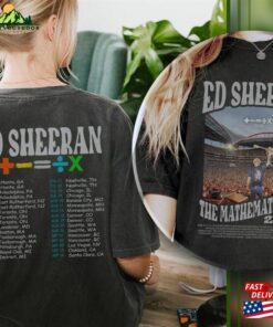 Comfort Colors(r) Ed Sheeran Shirt Mathematics Tour Concert Shirts Sweatshirt Unisex 3