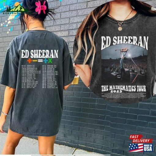 Comfort Colors® Ed Sheeran The Mathematics Tour Shirt Fan Gift Hoodie Classic